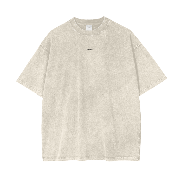 Acid Wash Oversize T-Shirt - 250 GSM